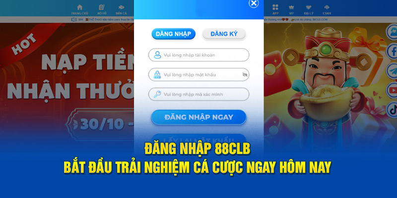 Đăng Nhập 88CLB: Bắt Đầu Trải Nghiệm Cá Cược Ngay